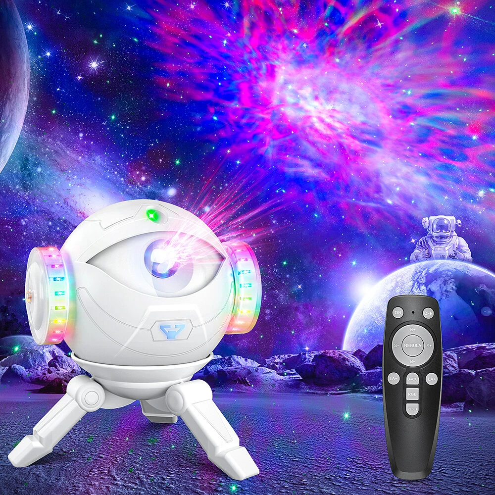 Astronaut Projection Lamp with Remote Control Children's Toy Gift Spaceman Multiple RGB Color Options Starry Sky Atmosphere Lamp — view 3