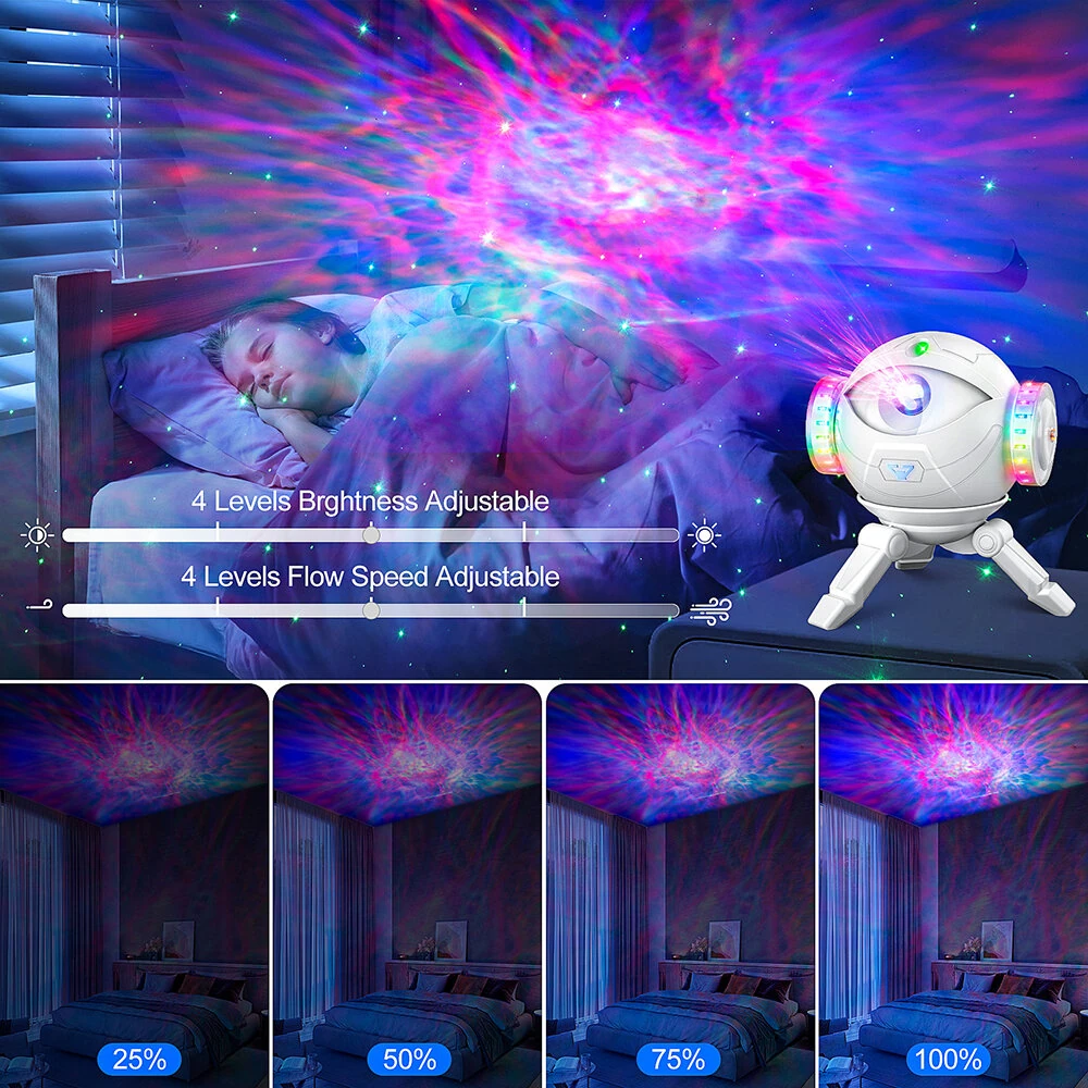 Astronaut Projection Lamp with Remote Control Children's Toy Gift Spaceman Multiple RGB Color Options Starry Sky Atmosphere Lamp — view 6