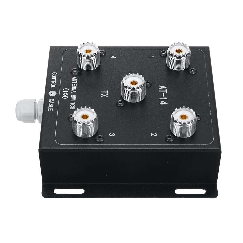 AT-14 4-Way Coax Remote Antenna Switch Convenient Switching 1.8MHz-60MHz 500W PEP — view 7