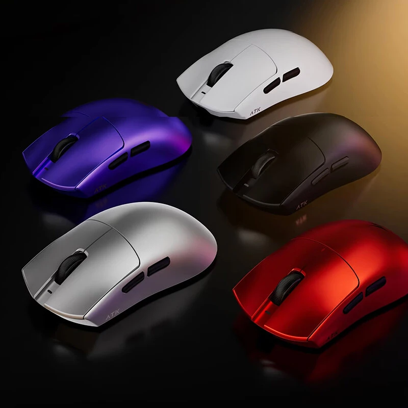 ATK Blazing Sky X1V2 Series Gaming Mouse PAW3395Ultra Sensor 8K Polling Rate 800mAh Battery Dual Mode E-sports Gamer Mouse Lightweight 54g — view 5
