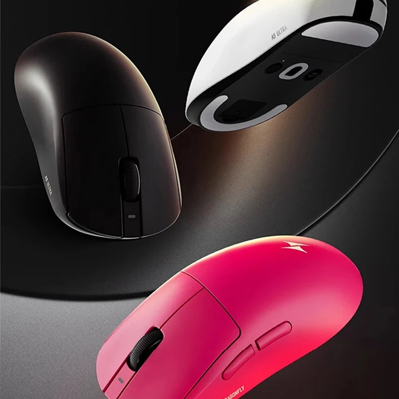 ATK Dragonfly A9 Series Wireless Gaming Mouse PAW3311/PAW3395SE/PAW3395 Nearlink/bluetooth/Wired Ergonomic E-sports Gamer Mice Lightweight 53g — view 5