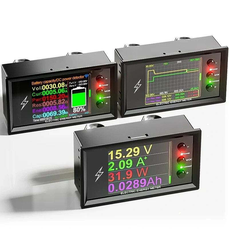 ATORCH DT20 DC Meter Lithium Battery Power Capacity Tester 420V 30A-600A DC Voltage WiFi Online Version Bidirectional Ammeter — view 5