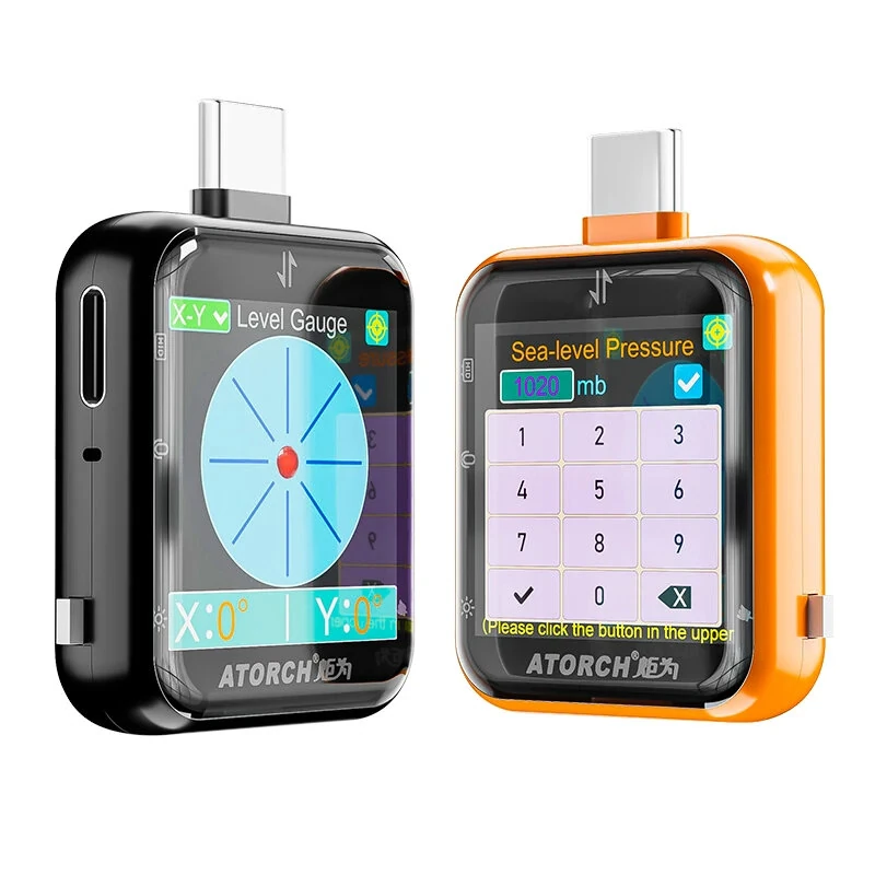 ATORCH T3 Type-C Tester USB Voltmeter Ammeter DC4.5-50V 0-12A 600W Touch Control Power Capacity Meter — view 7