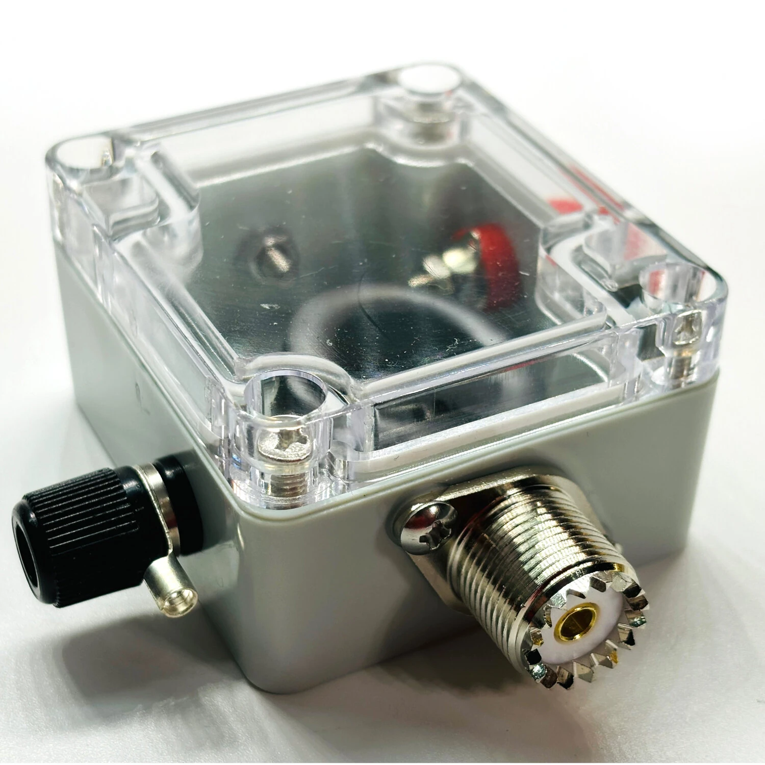 ATRBL HF Antenna Balun Balanced-Unbalanced Converter DIY Kit Waterproof Transparent Case 1.2m Enameled Wire for Custom Impedance Ratios for HAM Radio — view 4