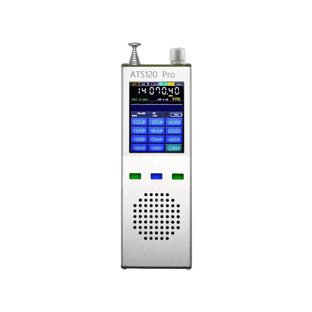 ATS120Pro FM LW MW SW SSB Full Band Radio Receiver 6.5-inch Touchscreen Bluetooth 5.0 CW Decoder Li-ion Battery High-Fidelity Audio — view 6