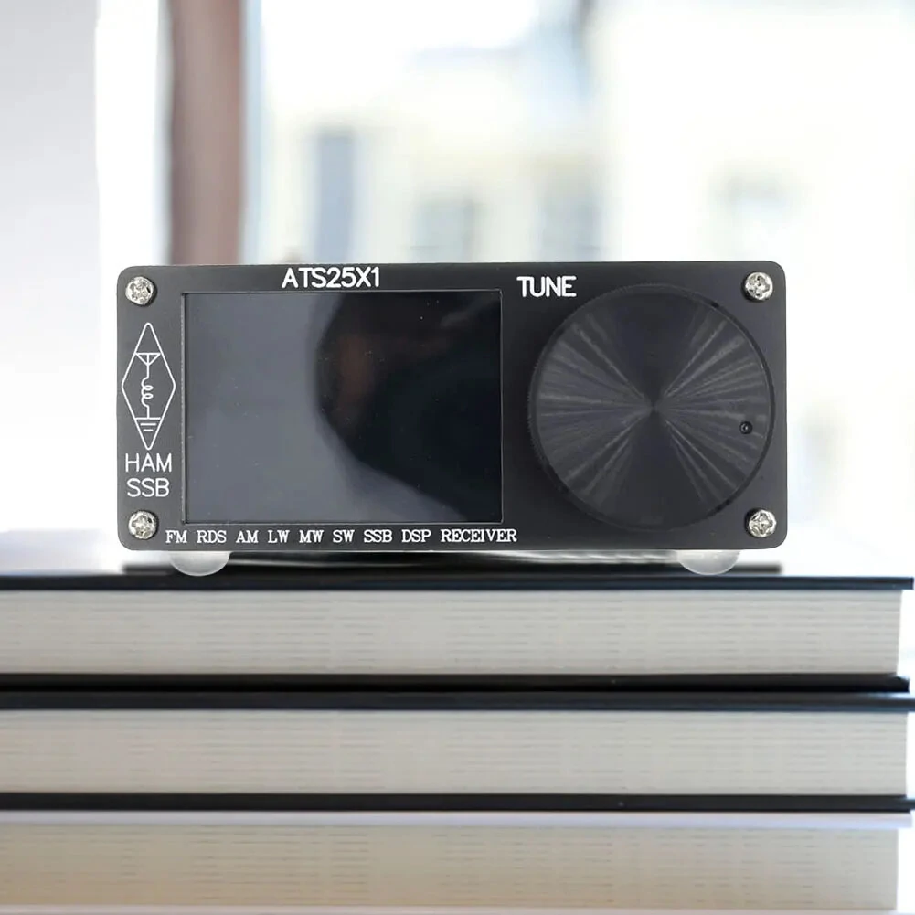ATS25X1 Full-Band DSP Radio Receiver FM/LW/MW/SSB Receiver Si4732 Chip Portable FM Radio 2.4inch Touch Screen Built in Battery with Antenna — view 3