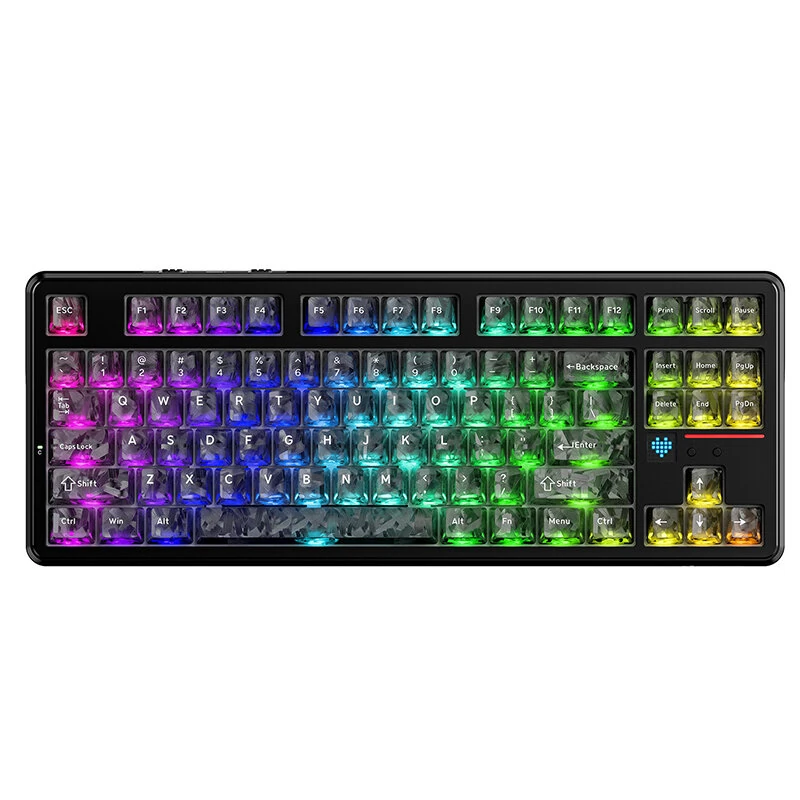 ATTACK SHARK X87ULTRA Mechanical Keyboard Dual 8K Wireless Tri-Mode Hot-swappable RGB Lights 10000mAh Massive Battery Low Game Delay E-sports Gaming Keyboards