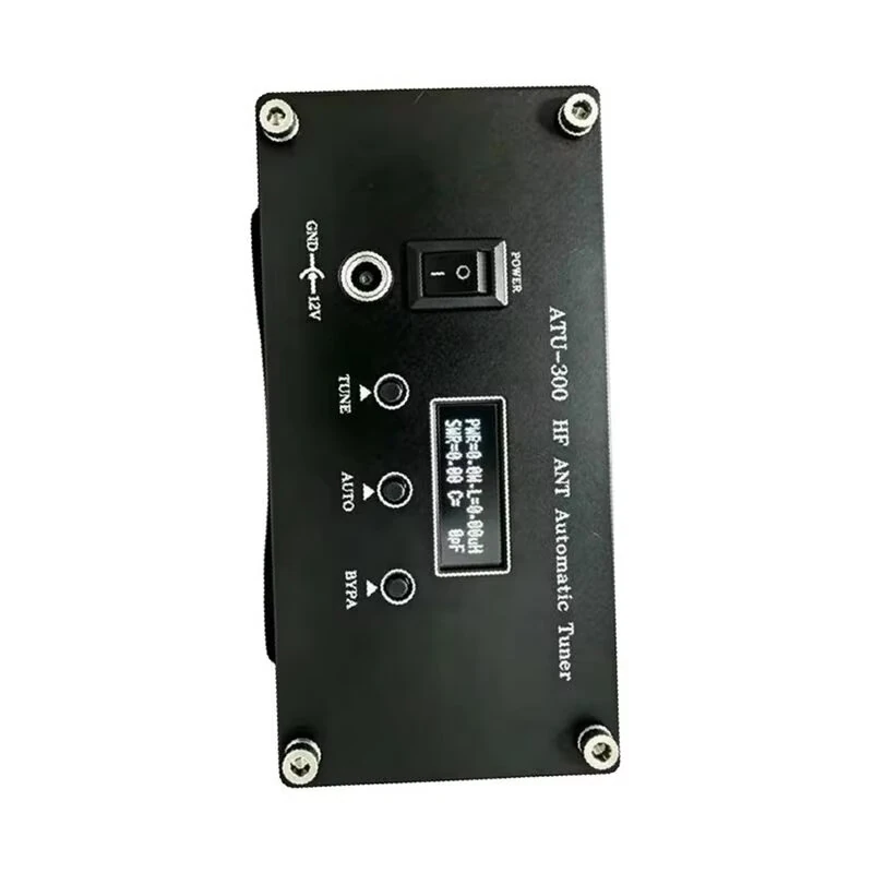 ATU-300W Automatic Shortwave Antenna Tuner Impedance Matcher 1.8-54MHz 5Ω-1200Ω 350W Peak OLED Display For GP Long Wire Antennas — view 4