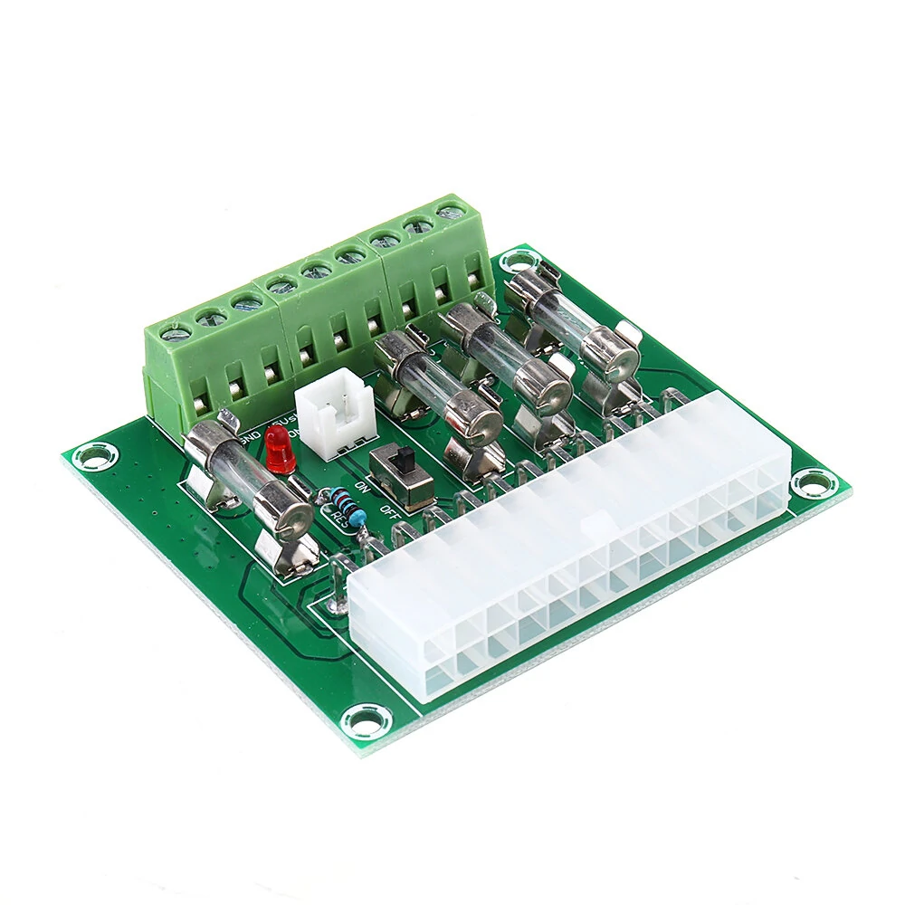 ATX Power Adapter ATX Computer PC Power Module Power Supply DC Plug Connector +3.3V +5V -12V +12V +5V — ATX