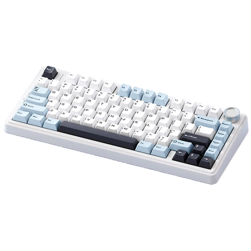 AULA F75 80 Keys Tri-mode Customized Mechanical Gaming Keyboard Hot Swappable RGB BT/2.4G/Type-C 75% Layout Wireless Gaming Keyboard Gasket Structure — AULA
