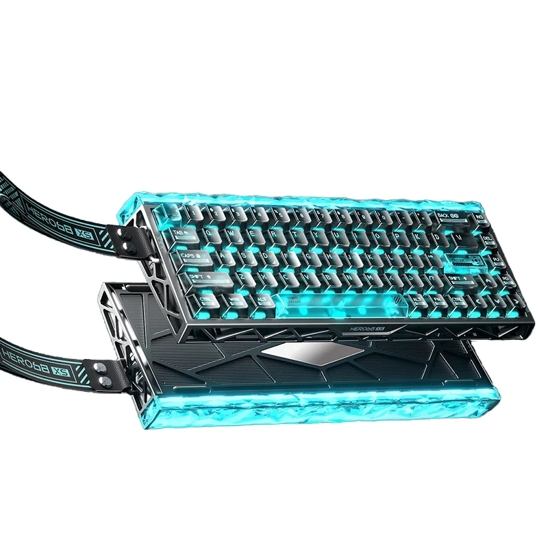 AULA HERO68 XS Magneitc Switch Keyboard Tri-mode RGB 68-Kyes Dual 8K Polling Rate 0.005RT 6000mAh Battery Low Delay Customized Magnetic Switches — AULA