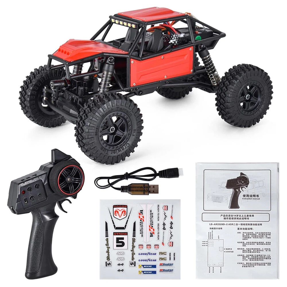 Austar AX-8561 1/18 2.4G 4WD RC Car Off Road Crawler 15KM/H Truck RTR Vehicle Models — view 2