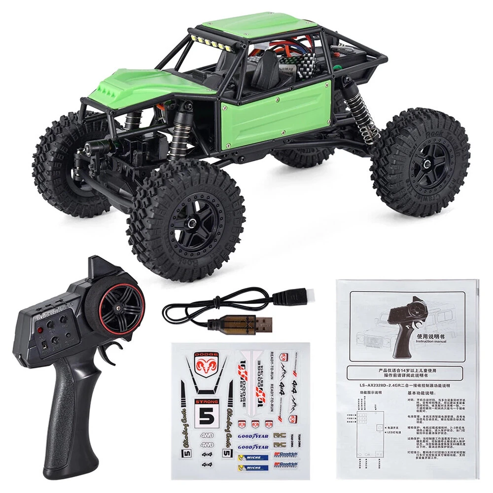 Austar AX-8561 1/18 2.4G 4WD RC Car Off Road Crawler 15KM/H Truck RTR Vehicle Models — view 3