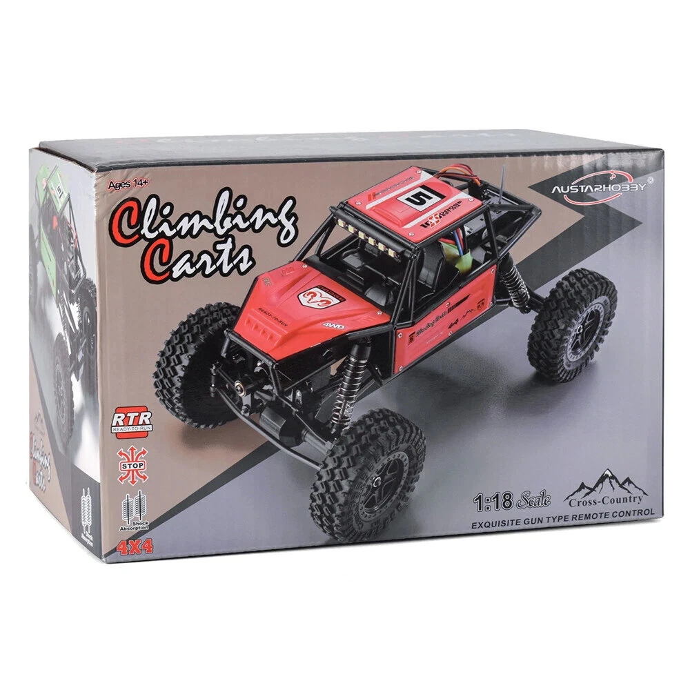 Austar AX-8561 1/18 2.4G 4WD RC Car Off Road Crawler 15KM/H Truck RTR Vehicle Models — view 6