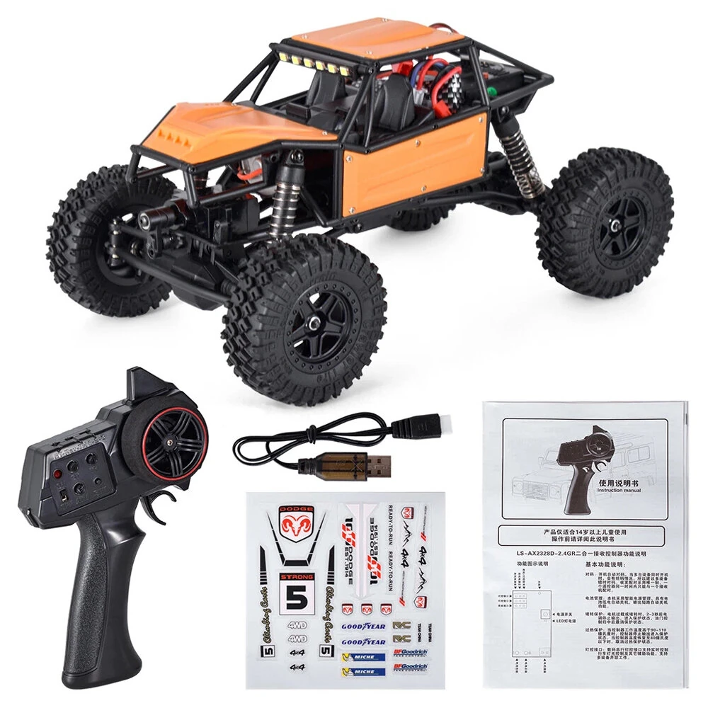 Austar AX-8561 1/18 2.4G 4WD RC Car Off Road Crawler 15KM/H Truck RTR Vehicle Models — view 7