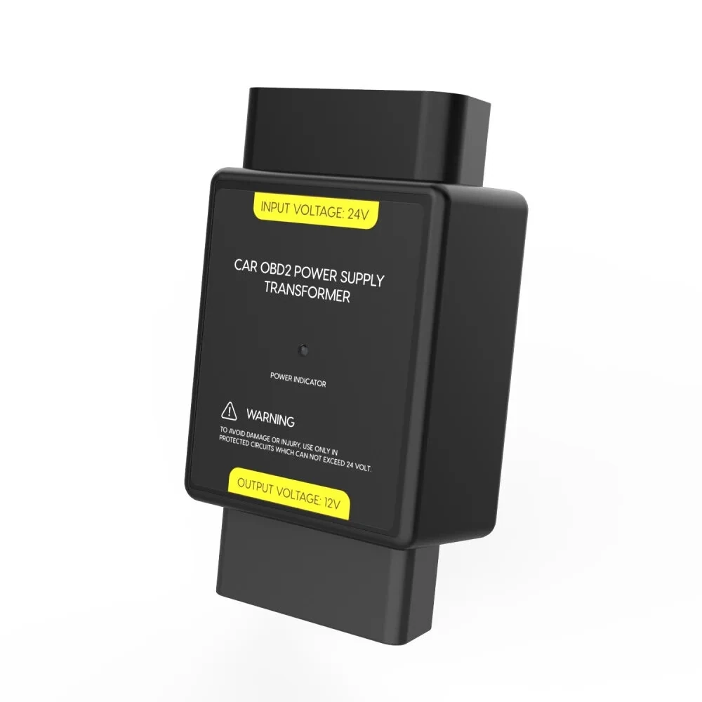 AUTOOL OBD 24V To 12V Converter Car OBD Power Supply Transformer Power Adapter OBD2 Adapter Connector — view 11