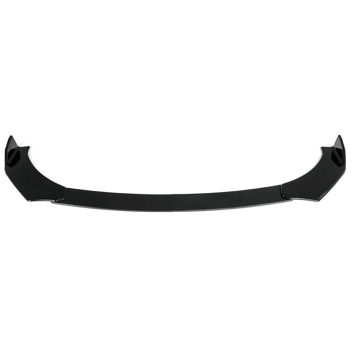 AUTSOME 4PCS Black Front Lip Chin Bumper Spoilers Body Kits For Car Universal — view 5