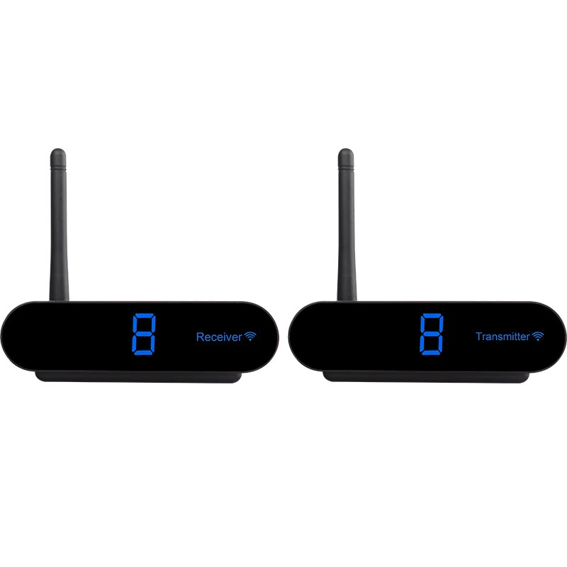AV530 5.8GHz Wireless AV Transmitter and Receiver Kit 300m Transmission Support IR Remote Control for CCTV DVD IPTV Plug and Play — AV530