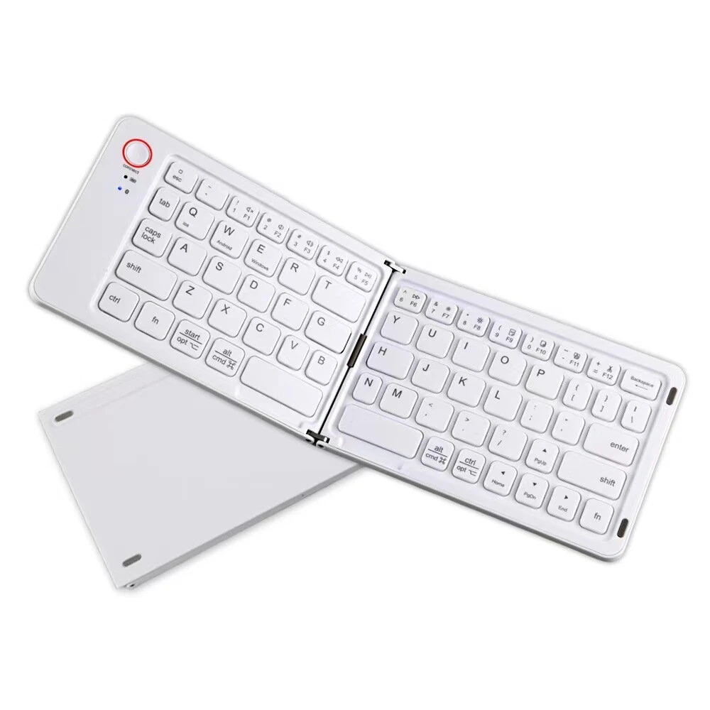 B023 Mini bluetooth Folding Keyboard for IOS/Android/Windows Tablet Mobile Phone Type-C Rechargeable Keyboard Computer Accessories — view 3