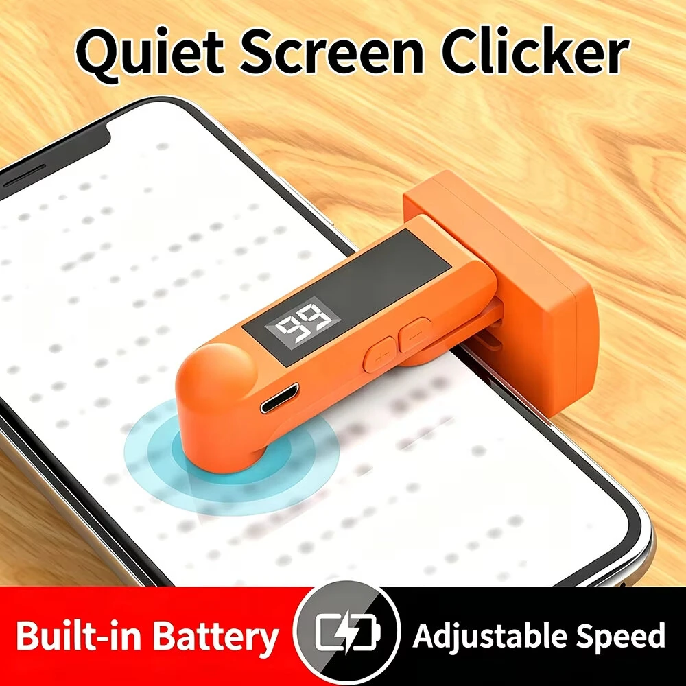 B04 Auto Clicker Mobile Phone Screen Automatic Clickers Smarphone Touchscreen Tapper for Live Streaming Broadcast Video Browsing — view 2