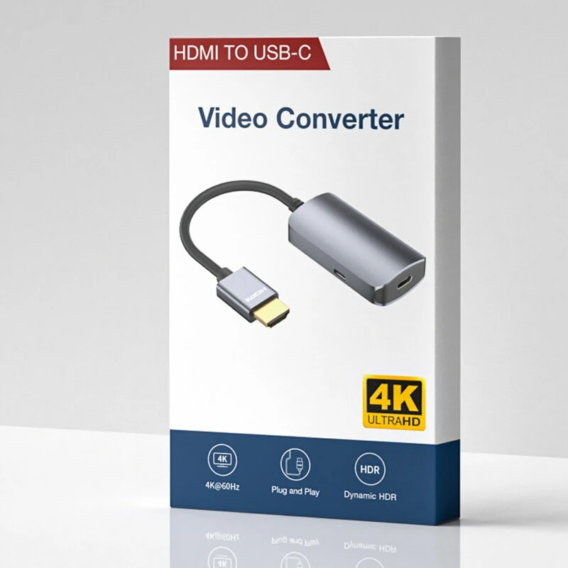 Bakeey HD to Type-C Cable Adapter 4K@60Hz Video Adapter Converter Cable for PS5 Xbox Laptop AR Glasses — view 6