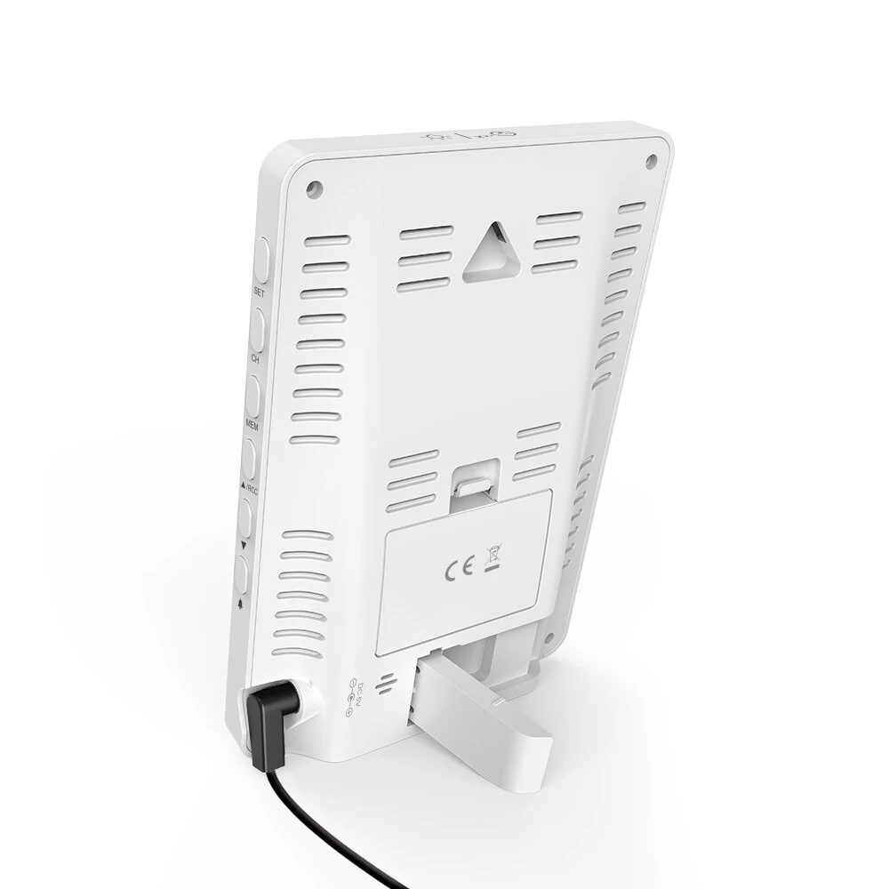 BALDR 3 Sensors Weather Station Wireless Indoor Outdoor Thermometer with Alarm Clock / Calendar / Weather Forecast — view 9