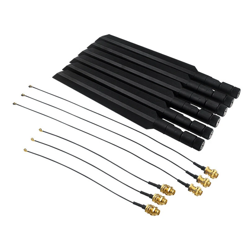 Banana Pi BPI-R4-NIC-BE14 WiFi 7 Module 6 Antennas High-Gain Long Short Cables Enhanced Connectivity — image 1