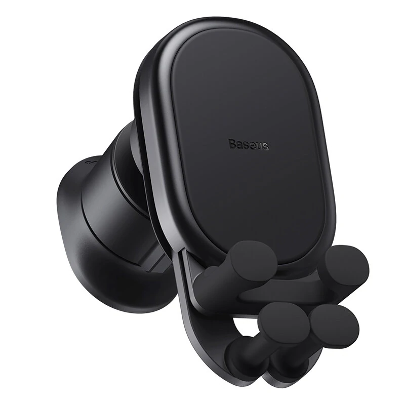 Baseus 15W Air Outlet Wireless Car Charger Phone Holder Stable Gravitational Mount 360° Rotation Auto Fastening