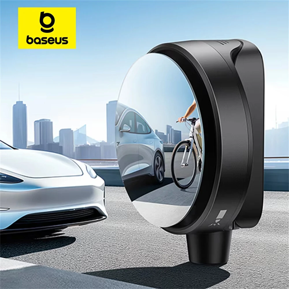 Baseus 360° Car Backseat Rear View Mirror with Safety Hammer Full Vision Wide Angle Get Off Safety Assistant Waterproof Auto Rearview Mirror — view 8