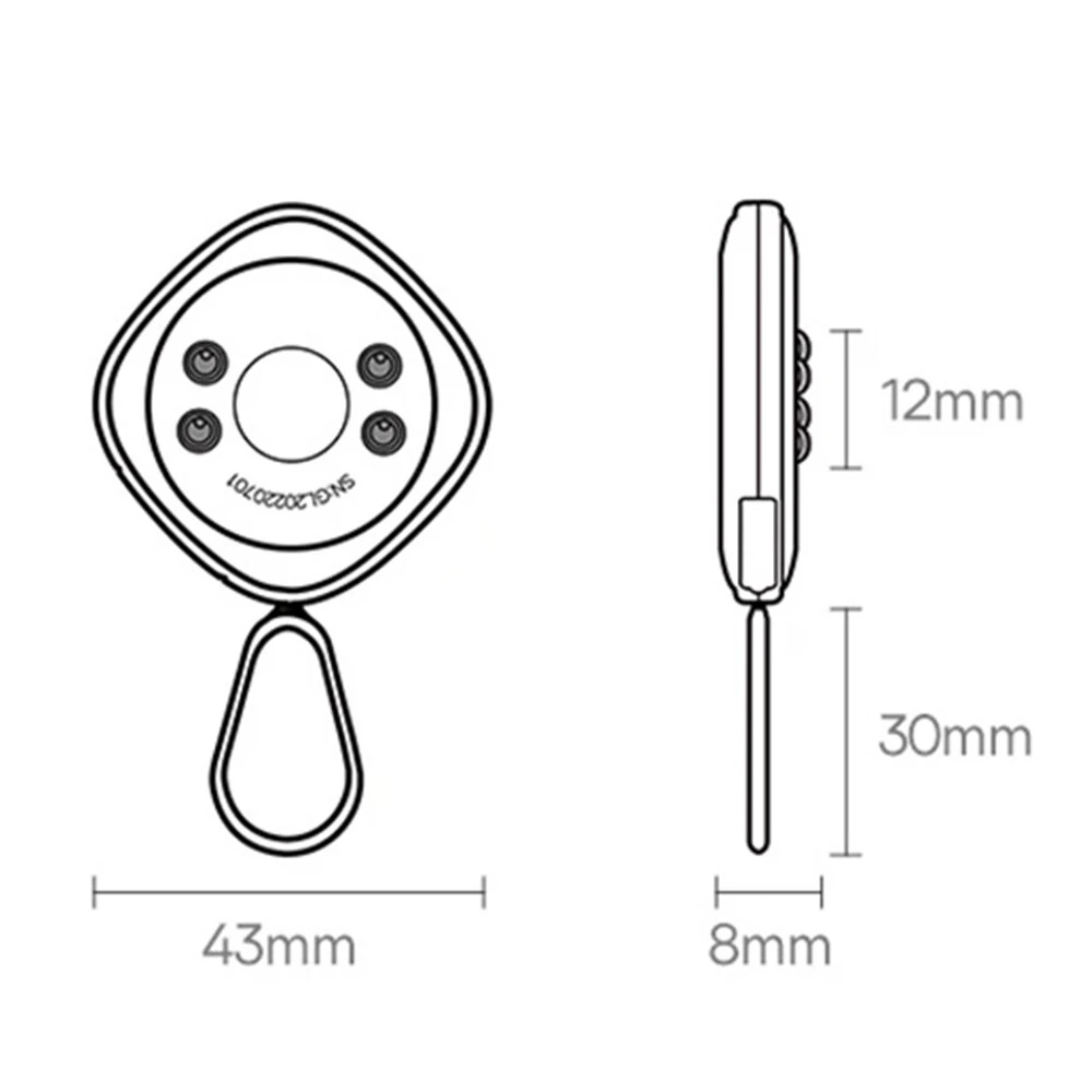Baseus Camera Detector for Anti Candid Security Protection Mini Pinhole Camera Lens Detect Gadget Hotel Peeping Detector — view 10
