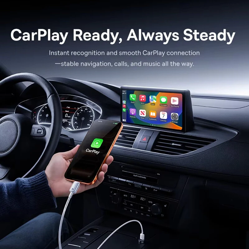 Baseus Crystal 100W/7.5W USBA to USB-C Cable Fast Charging Data Transmission Copper Core Line 1M/2M Long for iPhone 17 17Pro 16 Pro Max 15 for Huawei Mate XTs for Xiaomi 17pro for OPPO for VIVO — view 3