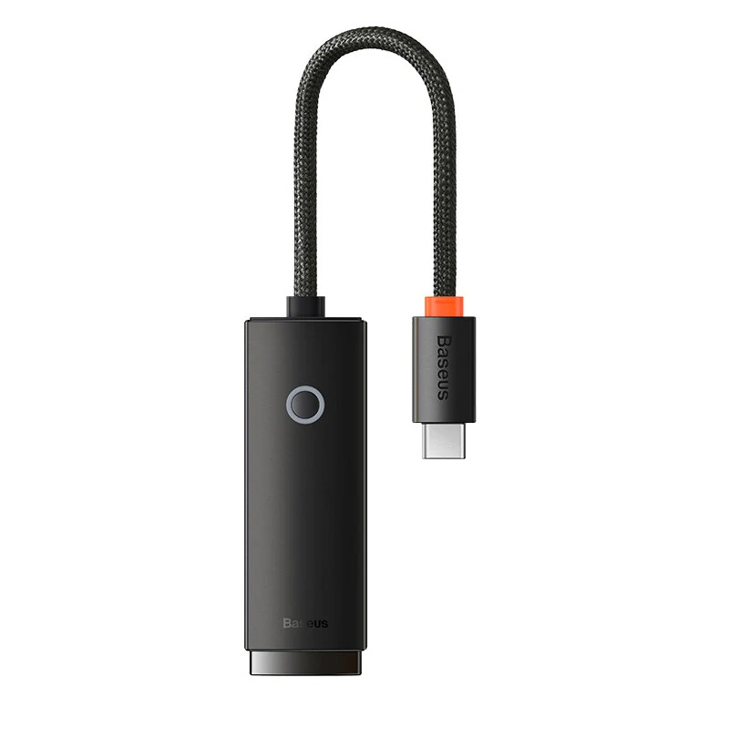 Baseus Lite Series USB-A to Ethernet Adapter 100Mbps USB LAN RJ45 Aluminum USB-C Adapter for PC Laptop TV Tablet — Baseus