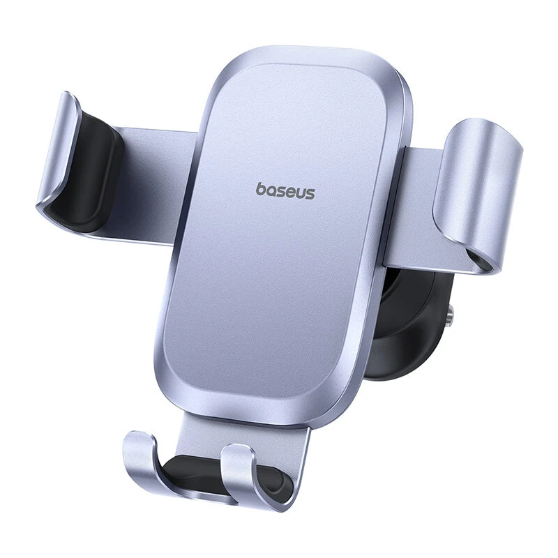 Baseus Metal Era Go Gravity Car Phone Holder Air Vent Mount Bracket with Hook 360° Rotary Universal for 4.7-7.2inch Mobile Phone