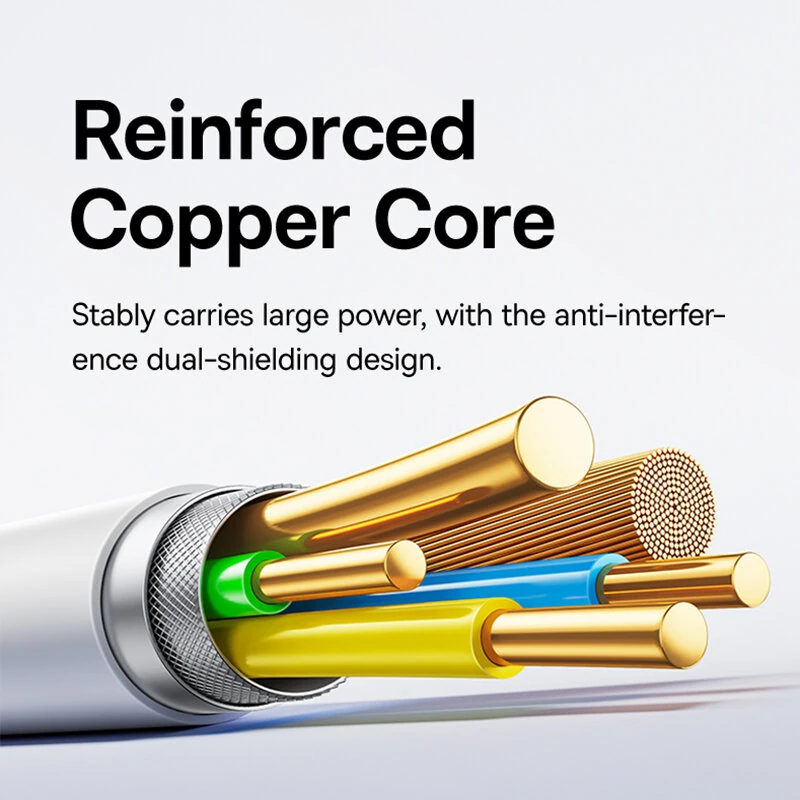 Baseus Ultra-Fast 2.4A USB-A to iP Cable Fast Charging Data Transmission Copper Core Line 1M/2M Long for iPhone 14 14Pro 13 12 Pro Max — view 3
