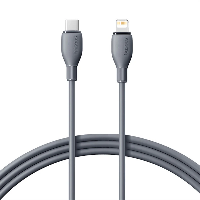 Baseus Ultra-Fast Series PD20W Type-C to iP Cable PD Fast Charging Data Transmission Reinforced Copper Core Line 1M Long for iPhone 6-14 Series