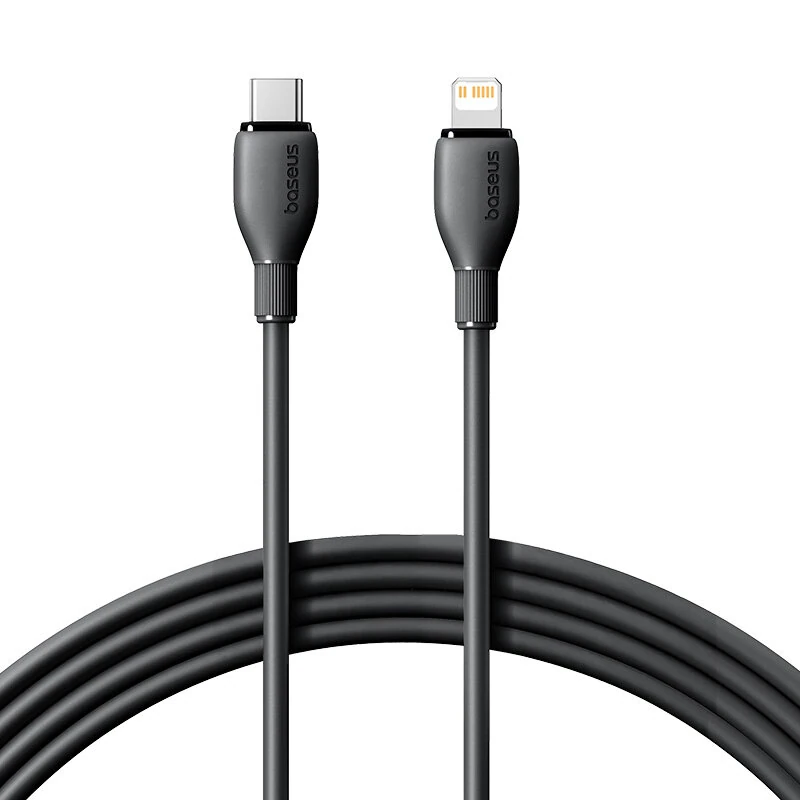 Baseus Ultra-speed Series PD27W Type-C to iP Cable Fast Charging Data Transmission Tinned Copper Core Line 1M/2M Long for iPhone 14 14 Pro 13 12 11 Pro Max — view 8