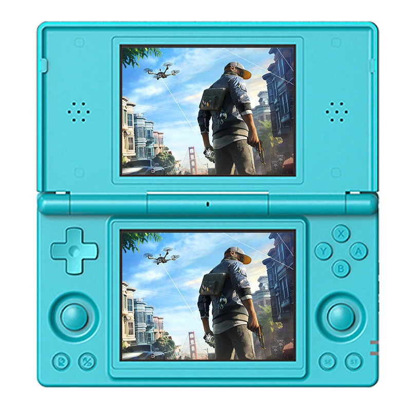 [Basic version] ANBERNIC RG DS Dual Screen Android 14 Handheld Game Console 4-Inch IPS Touchscreen 4000mAh Battery Multiplayer Retro Game Console Built-in Dual HiFi Stereo Speakers Six-axis Gyro Function — view 3