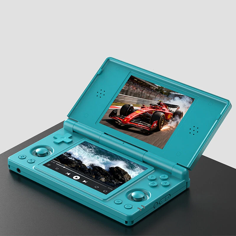 [Basic version] ANBERNIC RG DS Dual Screen Android 14 Handheld Game Console 4-Inch IPS Touchscreen 4000mAh Battery Multiplayer Retro Game Console Built-in Dual HiFi Stereo Speakers Six-axis Gyro Function — view 9