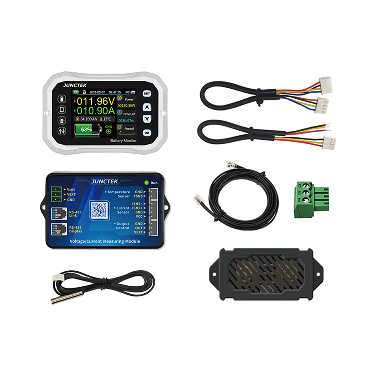 Battery Monitor Bluetooth KH140F DC 0-120V 100A 400A Battery Tester Voltage Current VA Battery Coulomb Meter Capacity Indicator — view 3