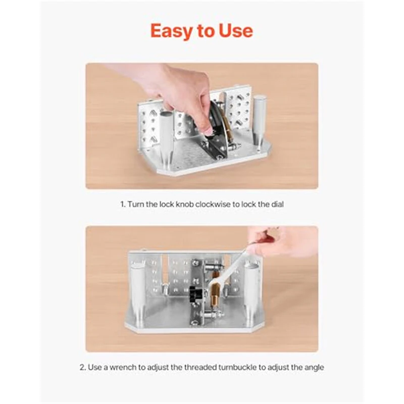 Belt Grinder Knife Jig Adjustable 85-115 Degree Aluminum Alloy Knife Sharpening Guide Compatible with Belt Sander Bench Grinder Knife Sharpener — view 6