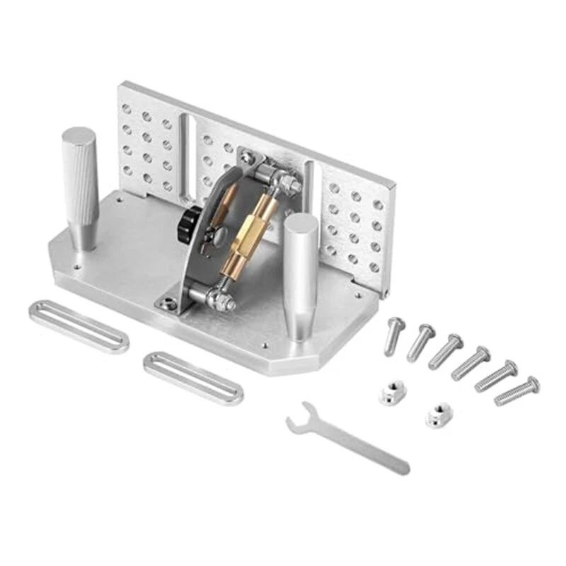 Belt Grinder Knife Jig Adjustable 85-115 Degree Aluminum Alloy Knife Sharpening Guide Compatible with Belt Sander Bench Grinder Knife Sharpener — view 8