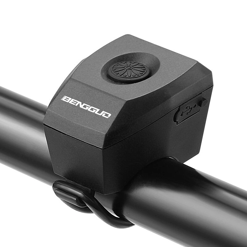 BENGGUO 120dB MTB Electric Bells with Strap Mountain Bike Loud Bell Type‑C Charging Electronic Super Loud Bell E-bike Scooter — image 1