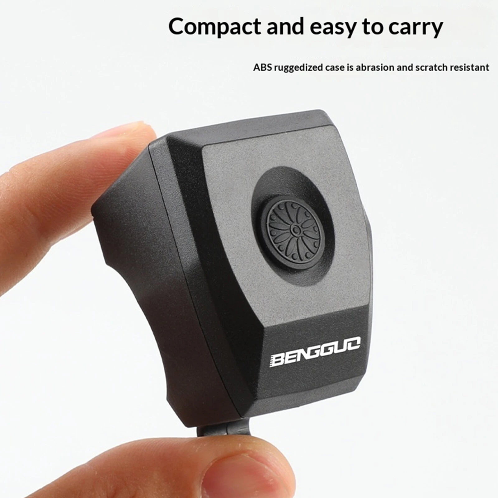 BENGGUO 120dB MTB Electric Bells with Strap Mountain Bike Loud Bell Type‑C Charging Electronic Super Loud Bell E-bike Scooter — view 7