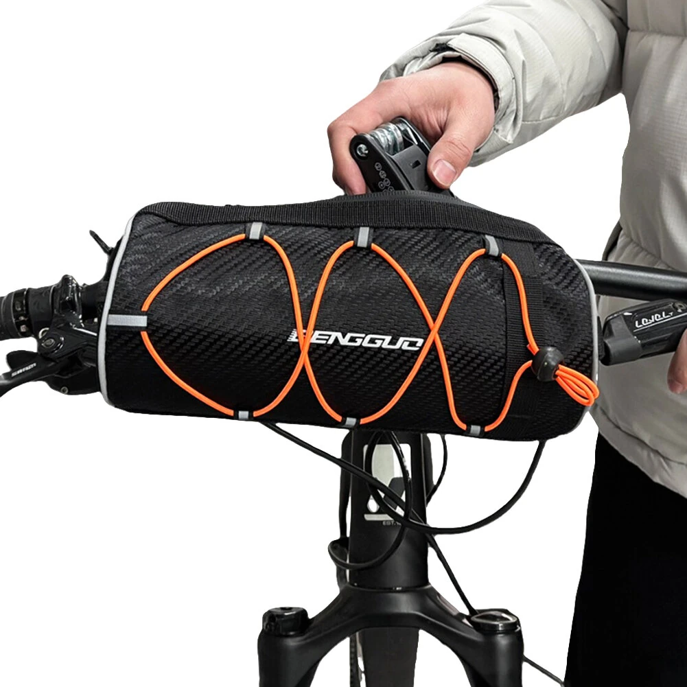 BENGGUO 2.5L Multi-functional Bike Handlebar Bag Portable Reflective Large Capacity Storage Shoulder Bag Bicycle Bag for Outdoor Cycling — view 10