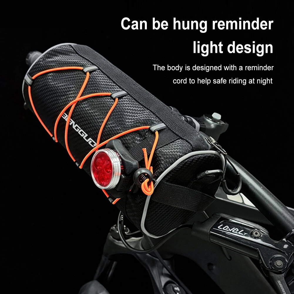 BENGGUO 2.5L Multi-functional Bike Handlebar Bag Portable Reflective Large Capacity Storage Shoulder Bag Bicycle Bag for Outdoor Cycling — view 3