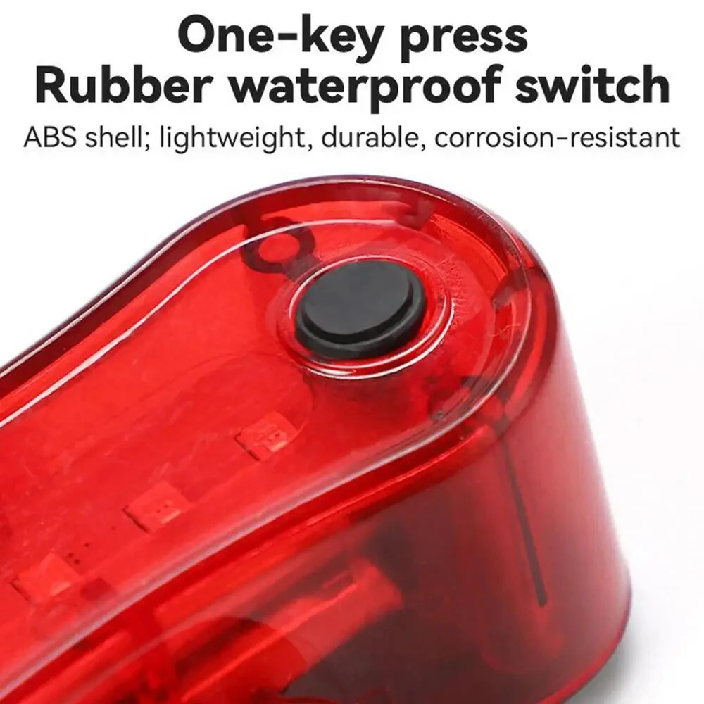 BENGGUO High Brightness Mini Bicycle Taillight 150mAH USB Charging Waterproof 3 Modes Bike Rear Light for Night Riding Safety Warning — view 6