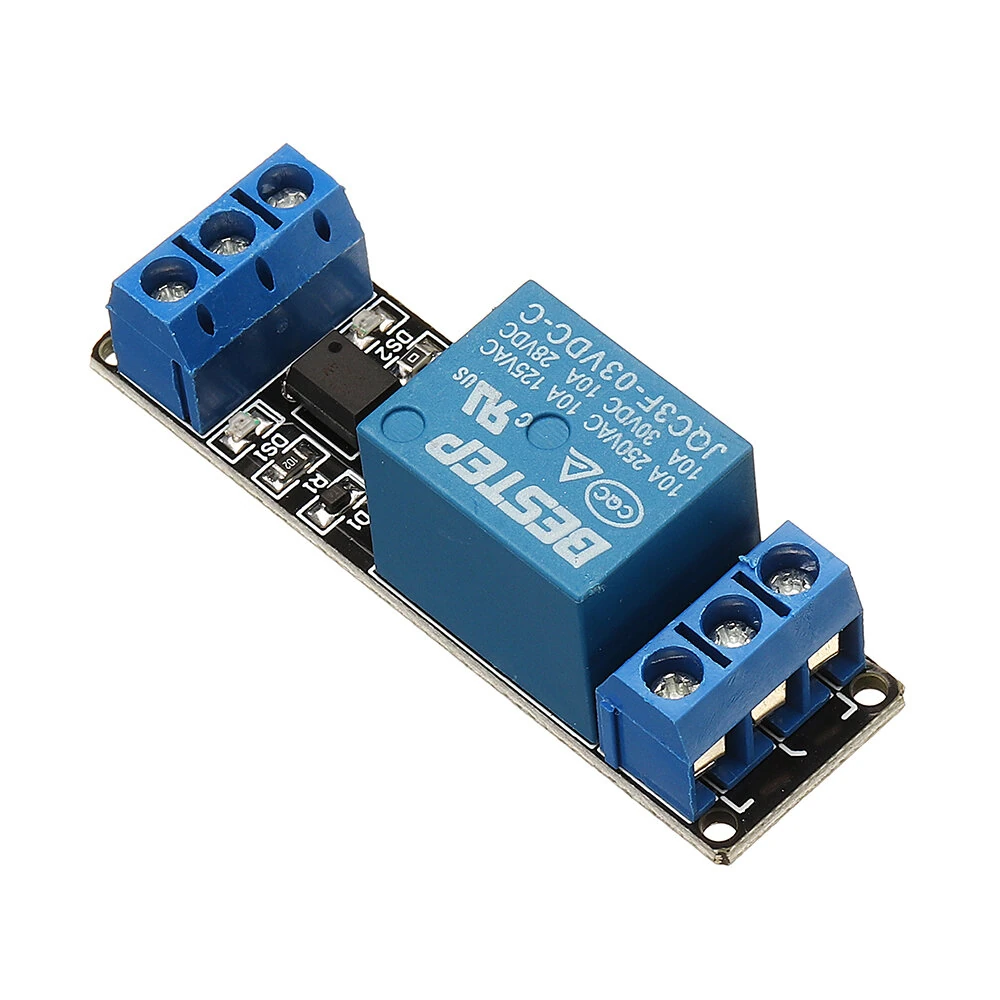 BESTEP 1 Channel 3.3V Low Level Trigger Relay Module Optocoupler Isolation Terminal — BESTEP