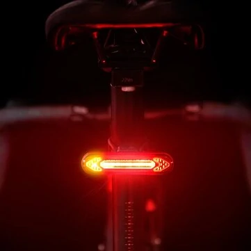 Bicycle Light USB Rechargeable Tail Light Warning Bike Rear Light Smart Wireless Remote Turn Signal Light LED Bicycle Lantern — Bicycle