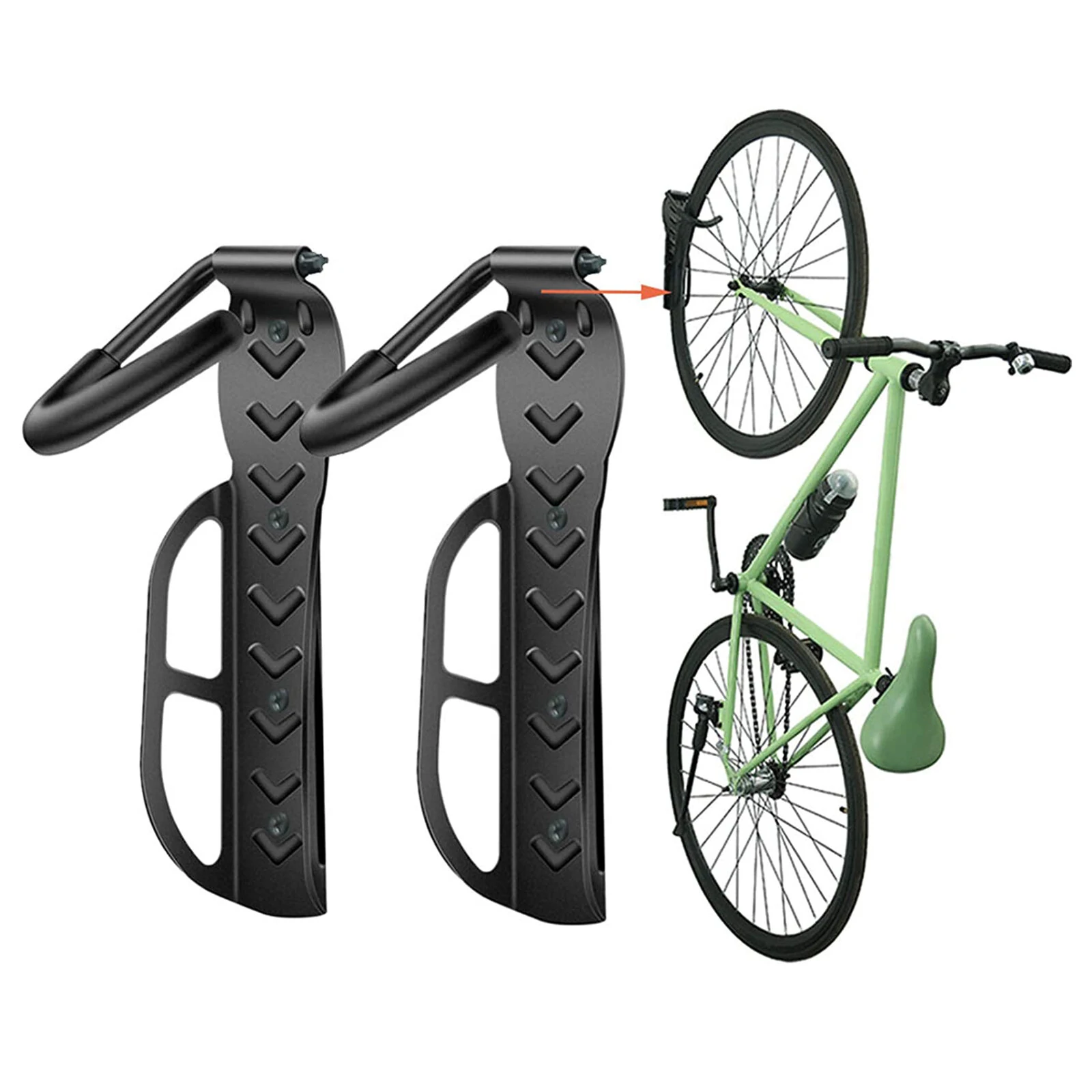 Bicycle Wall Mount Rack for MTB Road Bike Storage Fixed Hanging Hook Bike Support Stand Bracket Holder — image 1