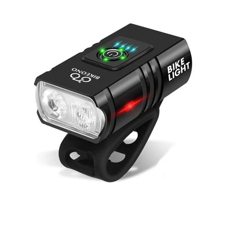 Bike Light Set 1000LM Bright Bicycle Front Light with Smart Taillight, USB Rechargeable MTB Mountain Bicycle Headlight Flashlight Cycling Scooter Lamp — view 3